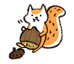 Cute Little Squirrel sticker #4592687