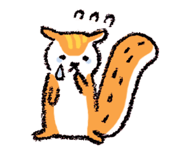 Cute Little Squirrel sticker #4592689
