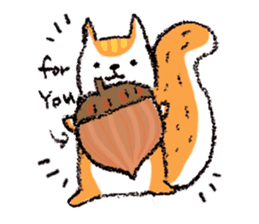 Cute Little Squirrel sticker #4592697