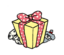 Dalmatian and Toy Poodle sticker #4594082