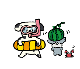 Dalmatian and Toy Poodle sticker #4594084