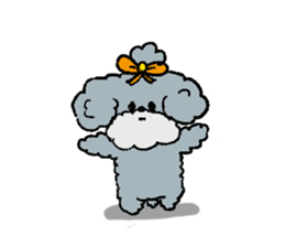Dalmatian and Toy Poodle sticker #4594087