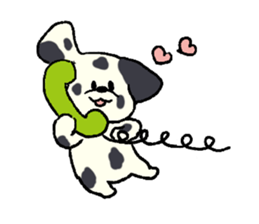 Dalmatian and Toy Poodle sticker #4594096