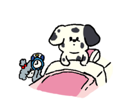 Dalmatian and Toy Poodle sticker #4594098