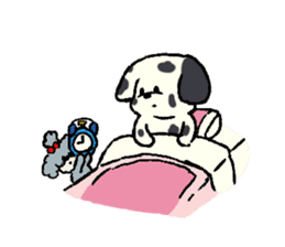 Dalmatian and Toy Poodle sticker #4594099