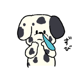 Dalmatian and Toy Poodle sticker #4594107