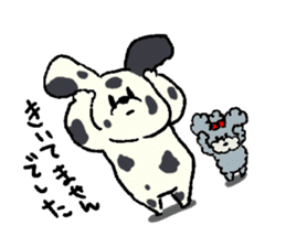 Dalmatian and Toy Poodle sticker #4594108