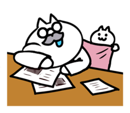 A doctor and assistant sticker #4594472