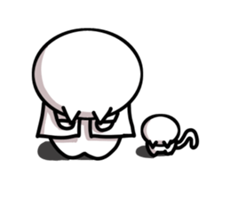 A doctor and assistant sticker #4594473