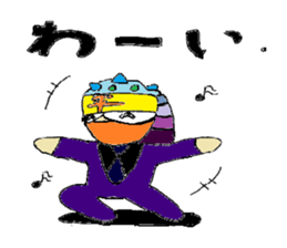 Colorful ninja dasa maru sticker #4595229