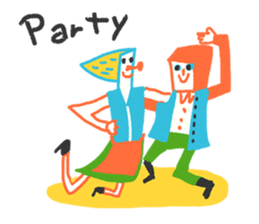 Relax lunch sticker #4595330