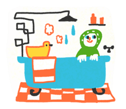 Relax lunch sticker #4595336