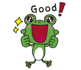 charming frog sticker #4596482