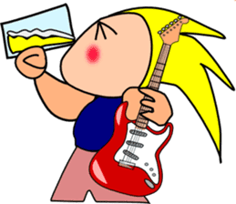 Guitarist Metarugitaro sticker #4597698