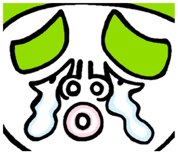 Dekaosan of the big face sticker #4597763