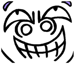 Dekaosan of the big face sticker #4597764