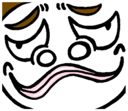 Dekaosan of the big face sticker #4597769