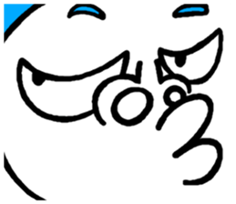 Dekaosan of the big face sticker #4597770