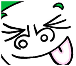 Dekaosan of the big face sticker #4597776