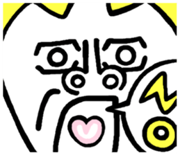 Dekaosan of the big face sticker #4597784