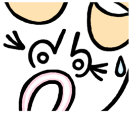 Dekaosan of the big face sticker #4597786