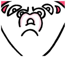 Dekaosan of the big face sticker #4597788