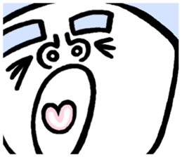 Dekaosan of the big face sticker #4597793