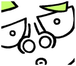 Dekaosan of the big face sticker #4597794