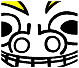 Dekaosan of the big face sticker #4597795