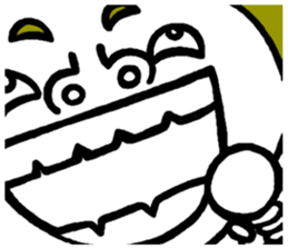 Dekaosan of the big face sticker #4597797