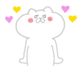 Cat of crayons sticker #4597965