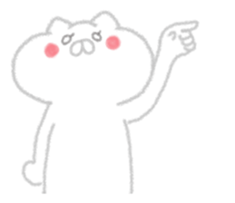 Cat of crayons sticker #4597966