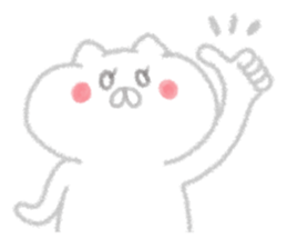 Cat of crayons sticker #4597971