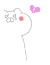 Cat of crayons sticker #4597980