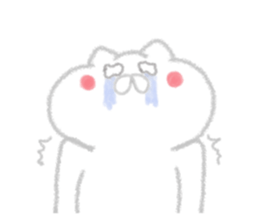 Cat of crayons sticker #4597982