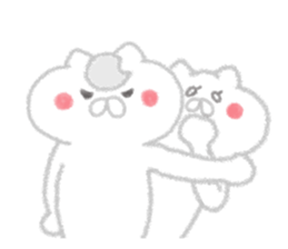 Cat of crayons sticker #4597987