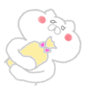 Cat of crayons sticker #4597989