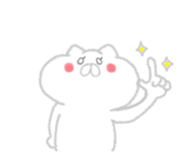 Cat of crayons sticker #4597996