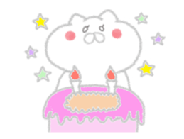 Cat of crayons sticker #4597998