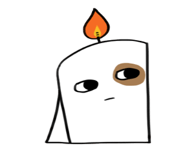 A CANDLE can BE Idle sticker #4599038