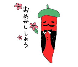 Painter, Mr. Hot Pepper sticker #4599203