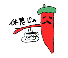 Painter, Mr. Hot Pepper sticker #4599208