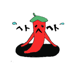 Painter, Mr. Hot Pepper sticker #4599212