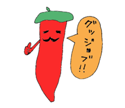 Painter, Mr. Hot Pepper sticker #4599219