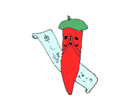 Painter, Mr. Hot Pepper sticker #4599234
