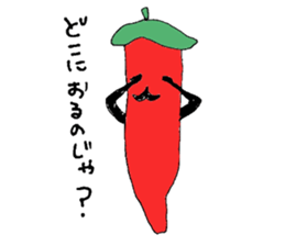 Painter, Mr. Hot Pepper sticker #4599237