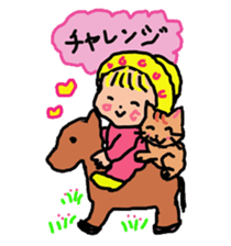 Baby and cat part3 sticker #4599938