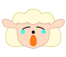 Sheep face sticker #4600206