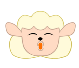 Sheep face sticker #4600210
