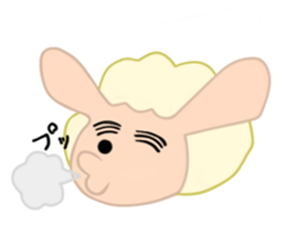 Sheep face sticker #4600213